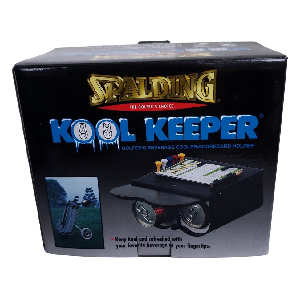 Vintage Spalding Kool Cool Keeper Golf Beverage Can Cooler Score Card Holder